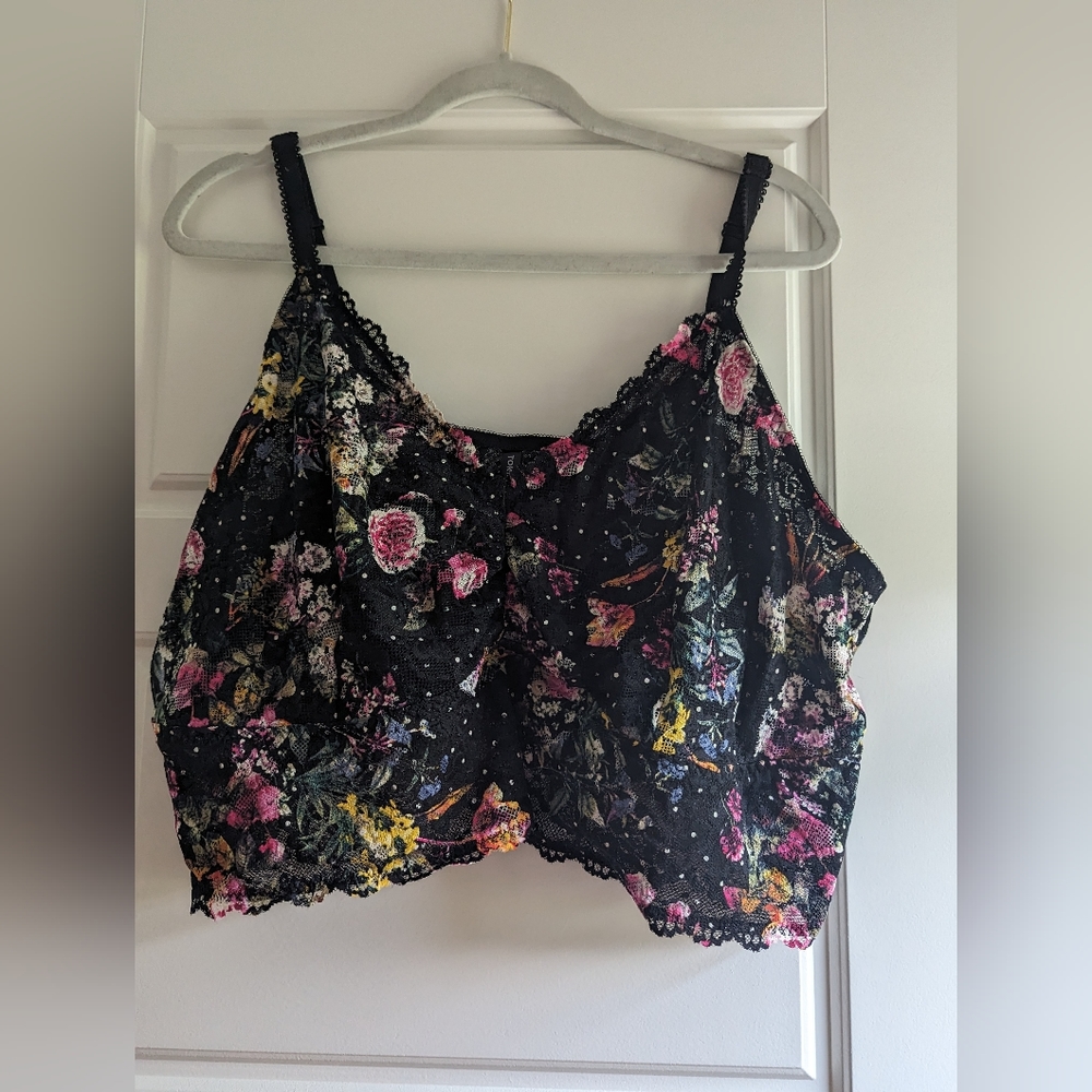 Torrid Floral Lace Bralette
